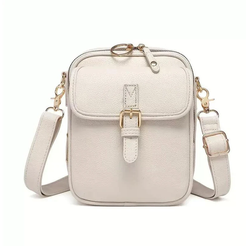 

Large Capacity Money Women's Leather Crossbody Wallet Card Slot One Shoulder Bags for Woman Small Square Bag Mobile Phone Bag