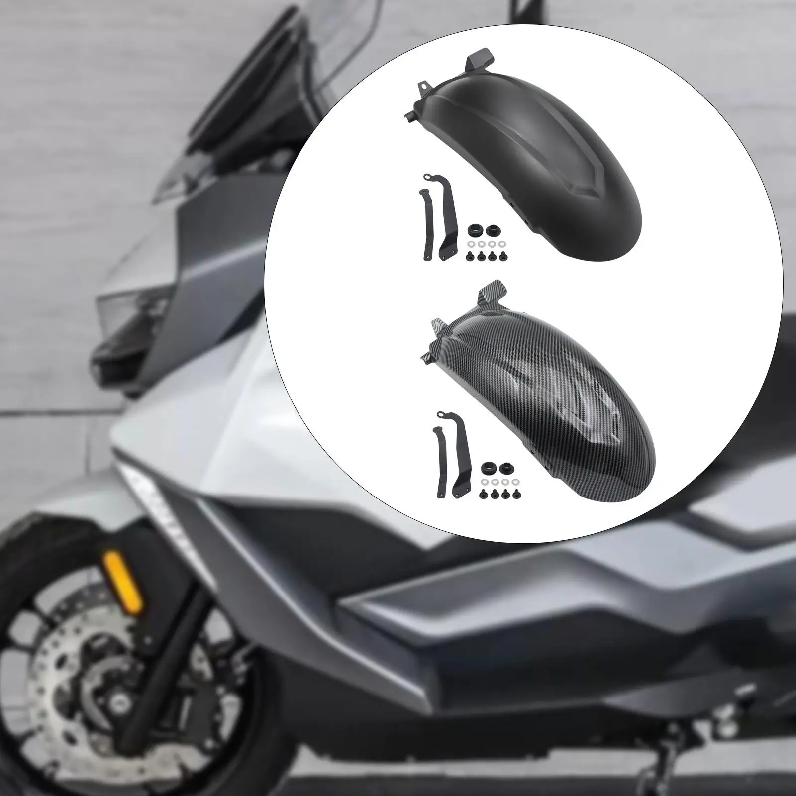 

Durable Motorcycle Fender PP Plastic Mudguard Rear Wheel Cover Aesthetic Guard for BMW C400GT 2025