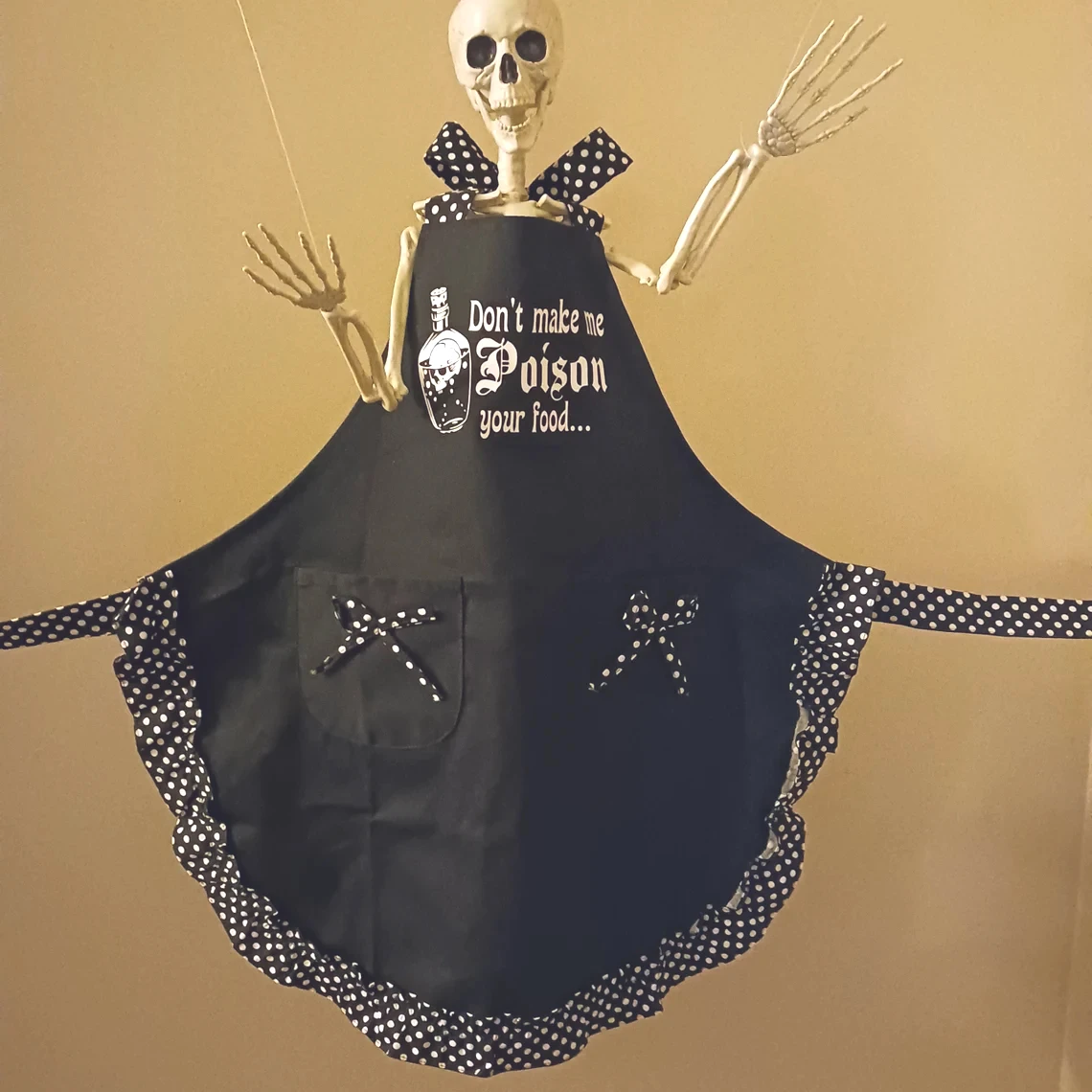 

Funny Don't Make Me XXXX Your Food Retro Apron Pin Up Style Funny Halloween Bachelorette Party Supplies Decoration Gift 2025