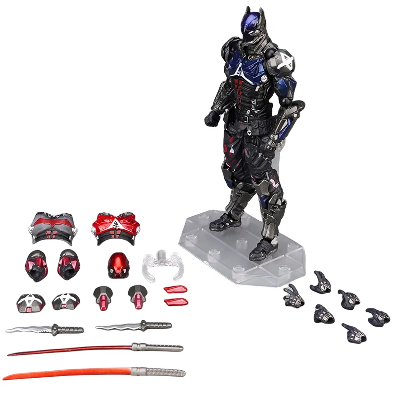 PVC 17cm AMAZING YAMAGUCHI Batman Red Hood Robin Jason Collection Game Anime Figurine Model Arkham Knight Kids Birthday Gift