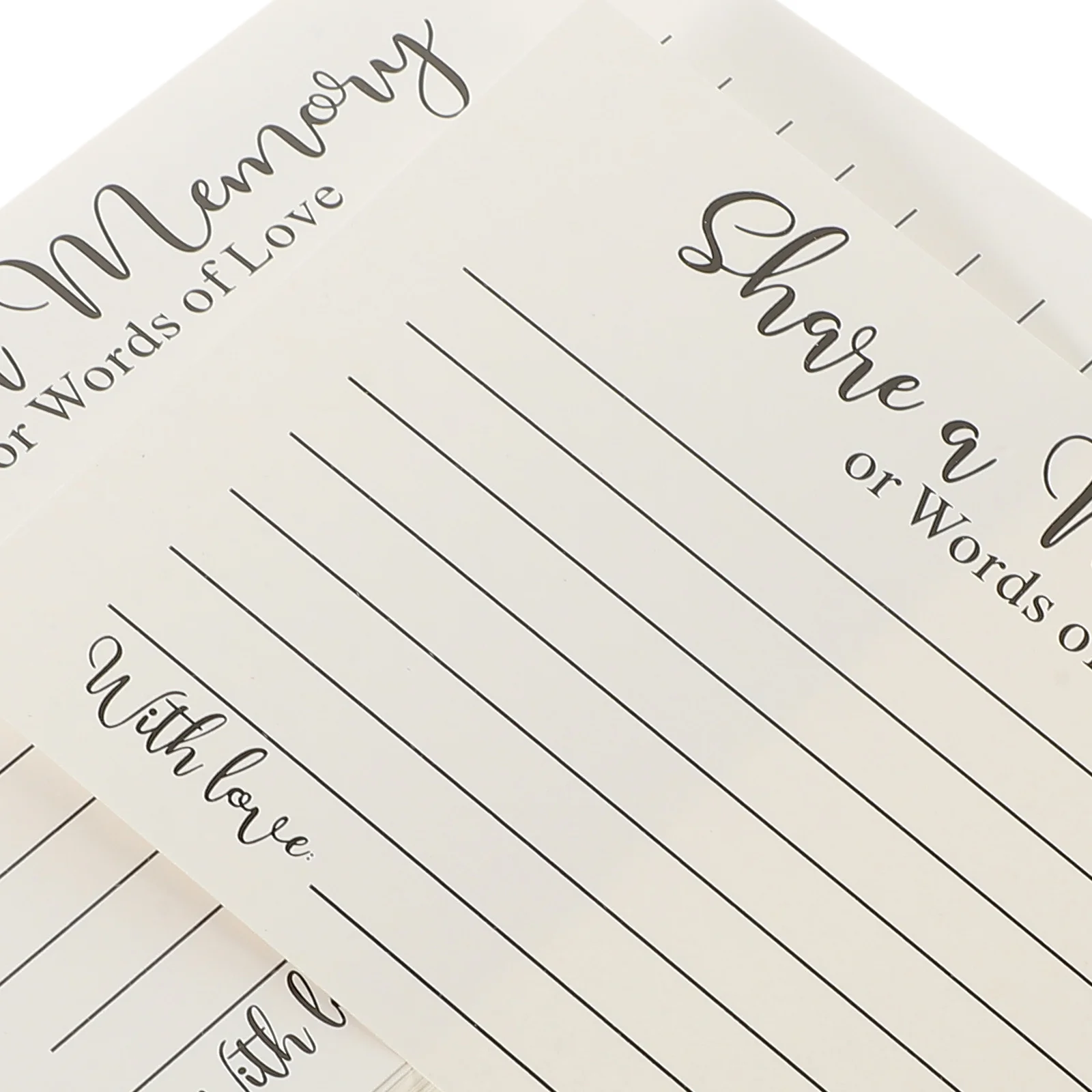 

50 Sheets Share A Memory Cards Multi-Use Celebration Cards Funeral Memorial Birthday Supplies