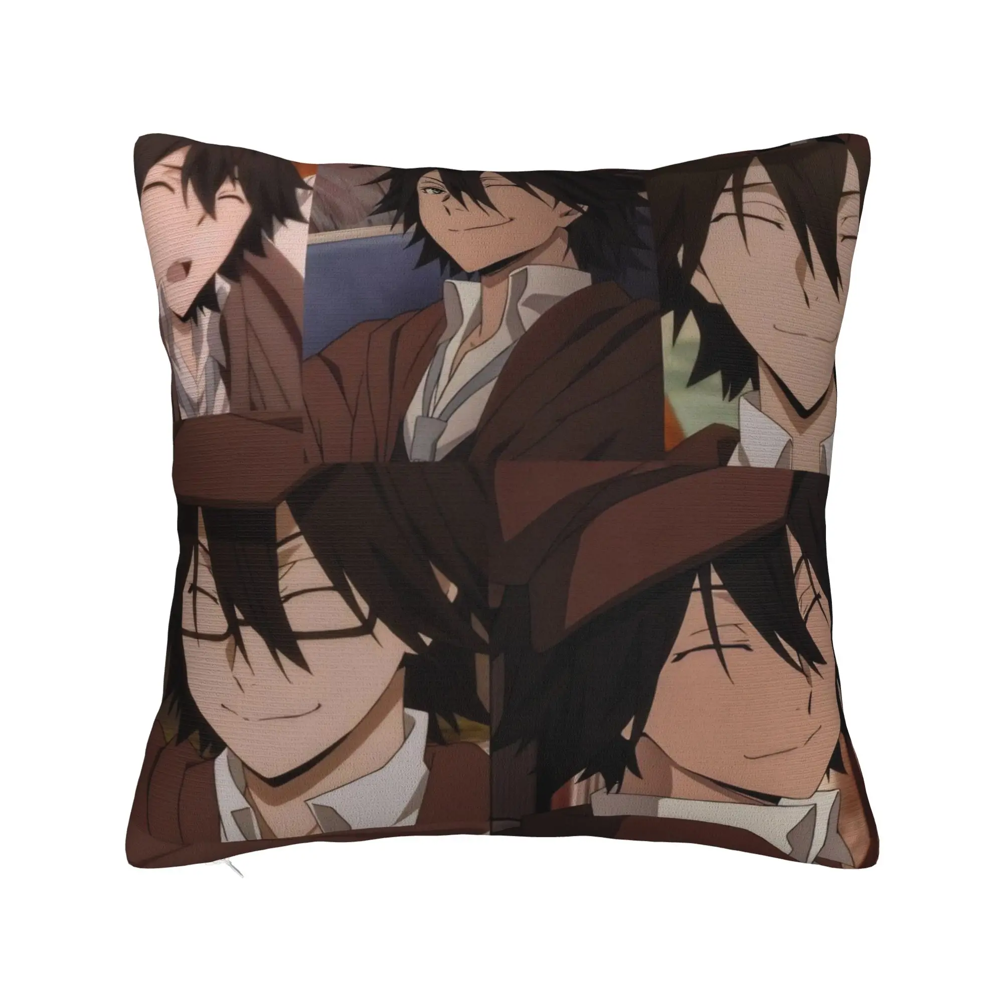 Anime Bungo Stray Dogs Pillowcase Double-sided Printing Polyester Cushion Cover Decoration  Pillow Case Cover Home Wholesale