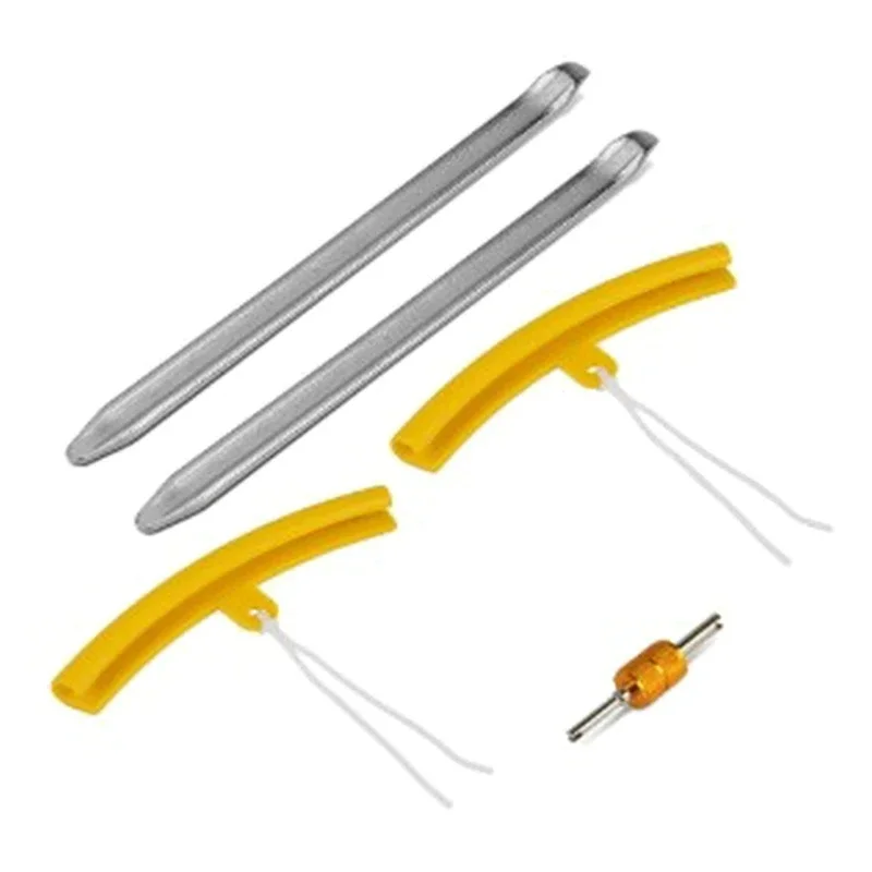 

Motorcycle Tire Iron Change Levers Tool Wheel Protectors with Valves Disassemble Reinstall Motorcycle Repair Fix