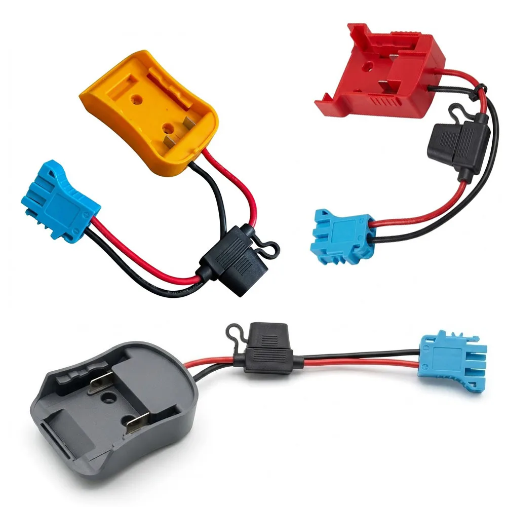 

18V 20V Battery Adapter For Children's Toy Car With 30A Fuse Compatible With Power-Tools DIY Conversion Kit Battery Adapter