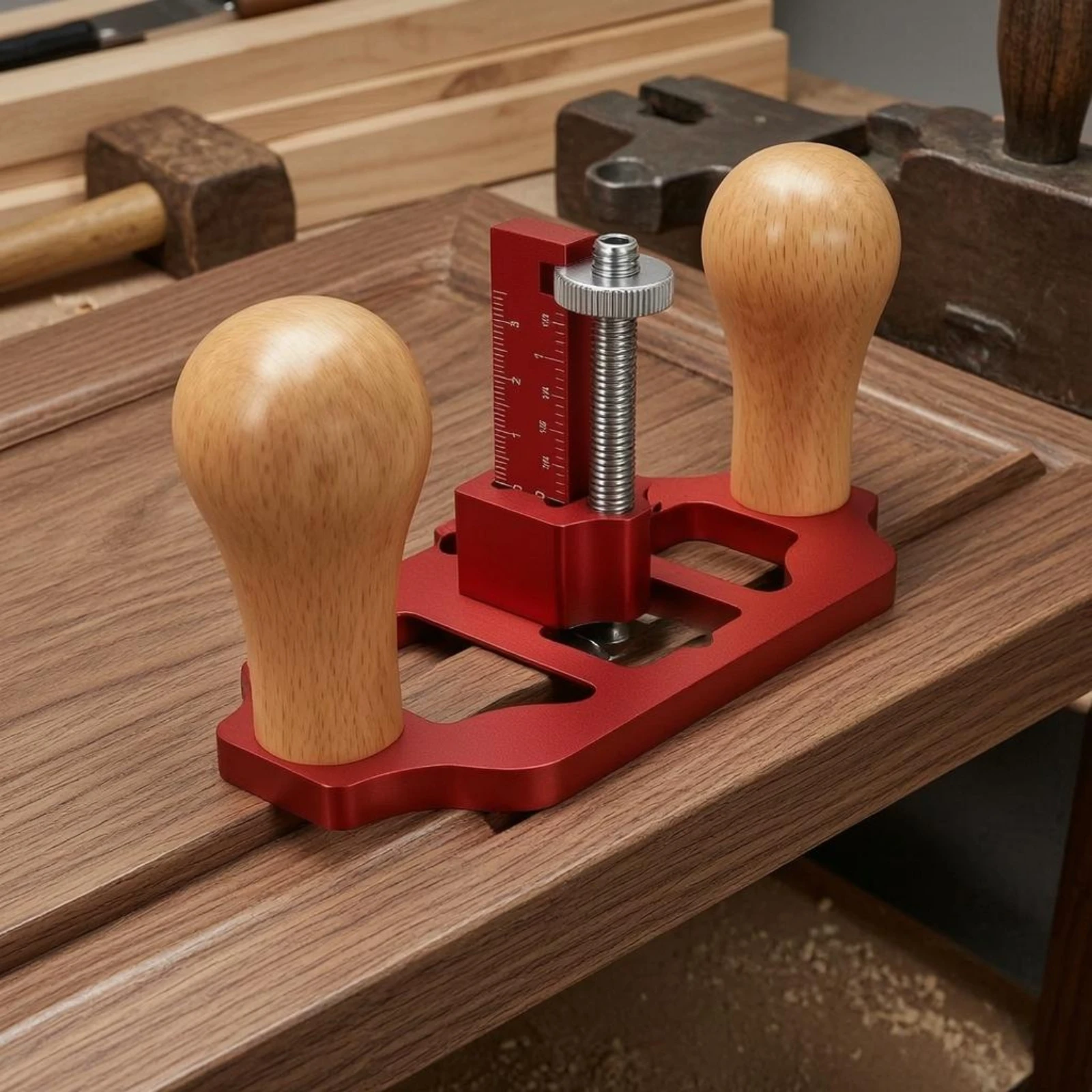 No.4 Hand Plane Knurled Wheel Adjustable Hand Plane Low-Height Flat Bottom
