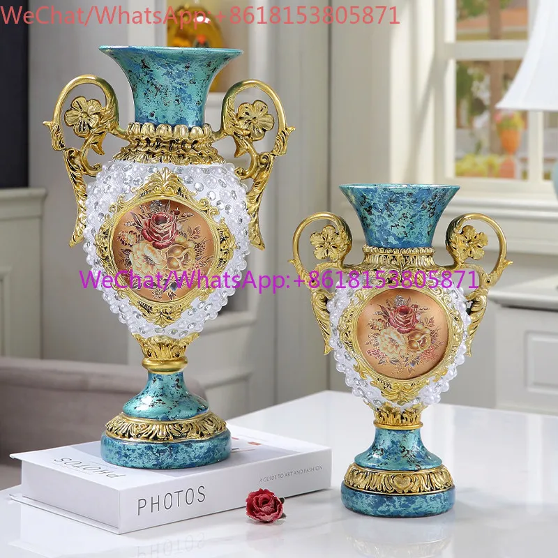 European vase high-end living room flower arrangement home decoration dining table European creativity