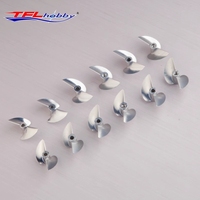TFL G series 2-blade CNC Propeller Pitch 1.9 Aperture 3.18/4mm RC Brushless Electric Boat Semi Immersed  Propeller Nitro boat