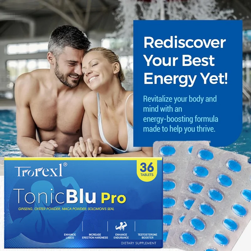 36-360 Pill Blue Tablets Health Product Men Power,Clinically-Proven Formula