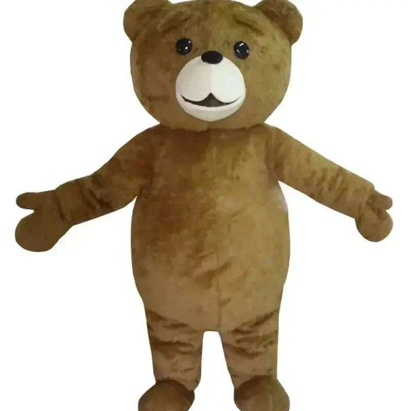 A Mar tha Bear Mascot Costume Ursa Grizzly costume Brown Polar Bear ceremony Fancy Dress Party Costume animal carnival