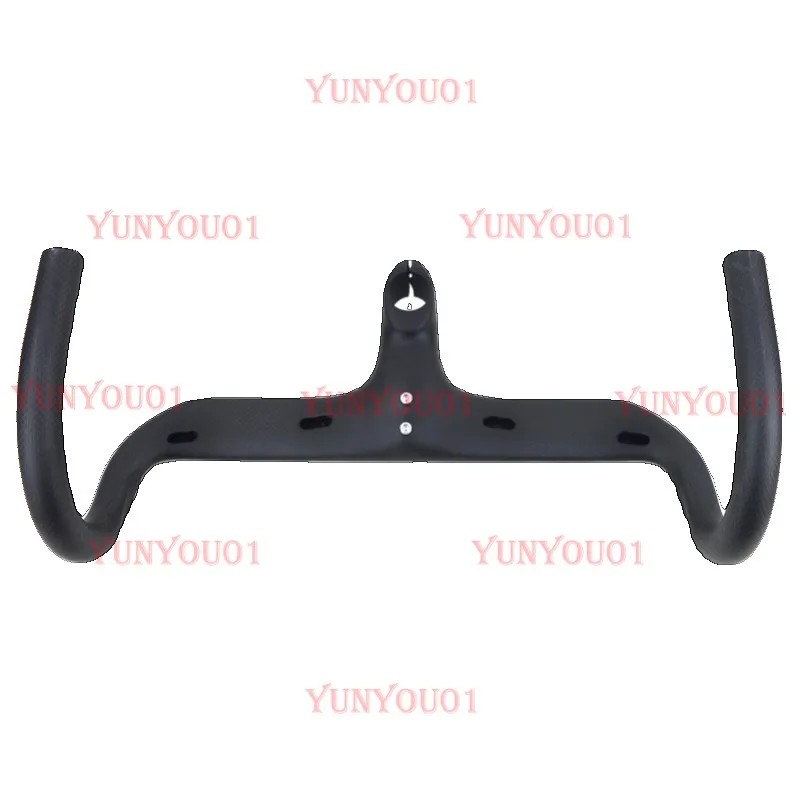 

Дорожный велосипед Встроенная изогнутая ручка из углеродного волокна Ручка из цельноуглеродного изгиба Внутренняя проводка и встроенная ручка для защиты от ветра