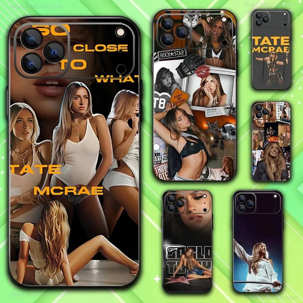 

T-Tate Singer M-McRae Phone Case For iPhone 17,16,15,14,13,12,11,Plus,E,Air,Pro,Max,Mini Black Cover