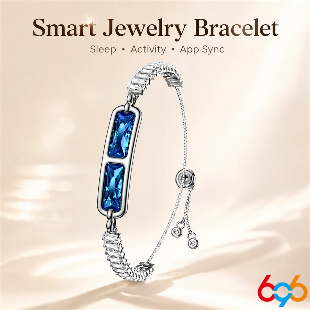 Sleep Health Monitor Woman Inlaid With Diamonds Smart Bracel