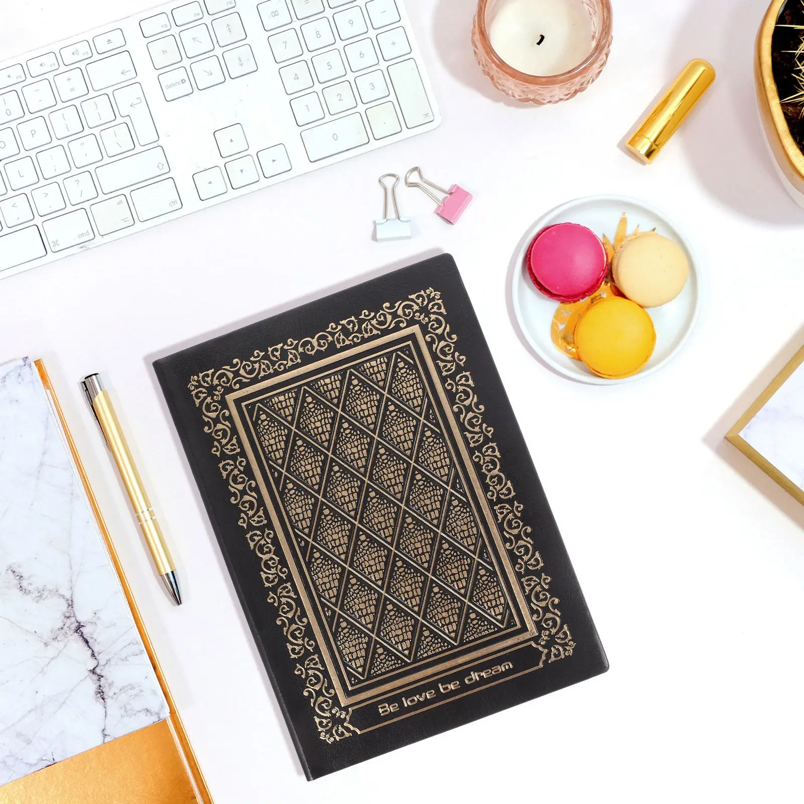 Premium Vintage Journal with Embossed Cover Blank Notebook for Men Women Artists Writers Travelers Daily Planning Sketch