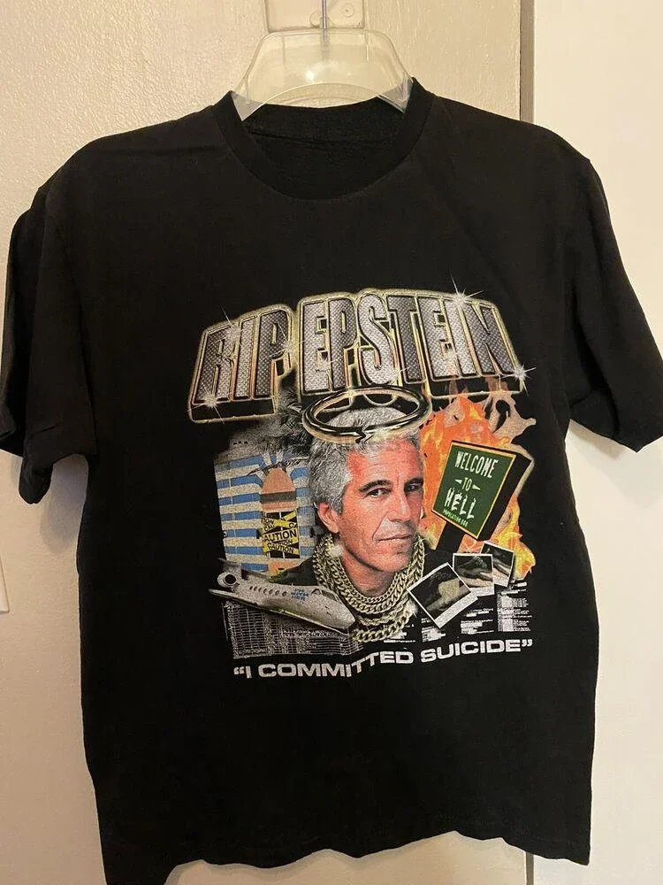 Summer Short Sleeve Cotton 2024 MDE SAM HYDE RIP EPSTEIN BLACK SHIRT MILLION DOLLAR EXTREME Medium Printing Cotton Summer Funny