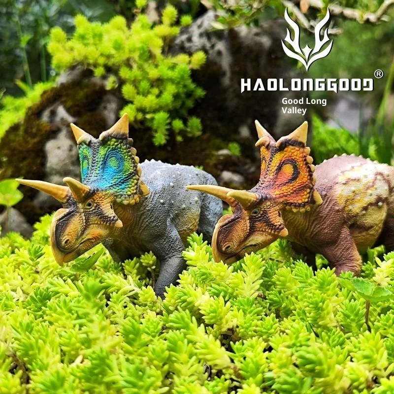 Figura de dinosaurio ceratopiano alienígena, juguete de simulación, modelo Animal, regalo de vacaciones, adorno de escritorio coleccionable, 1/35 a amigos