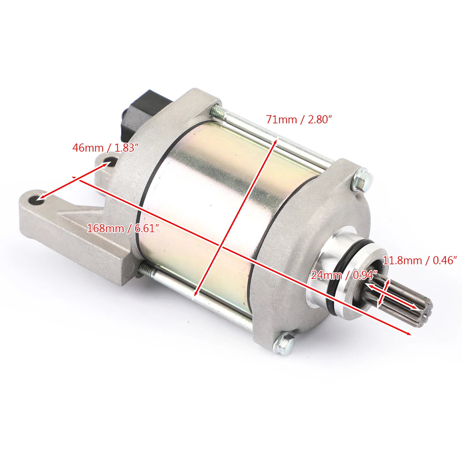 Areyourshop Starter Motor Fit for Yamaha XTZ250 Tenere Lander YS250 Fazer 2013 2014 2015 44C-H1890-10 Motorcycle Accessories