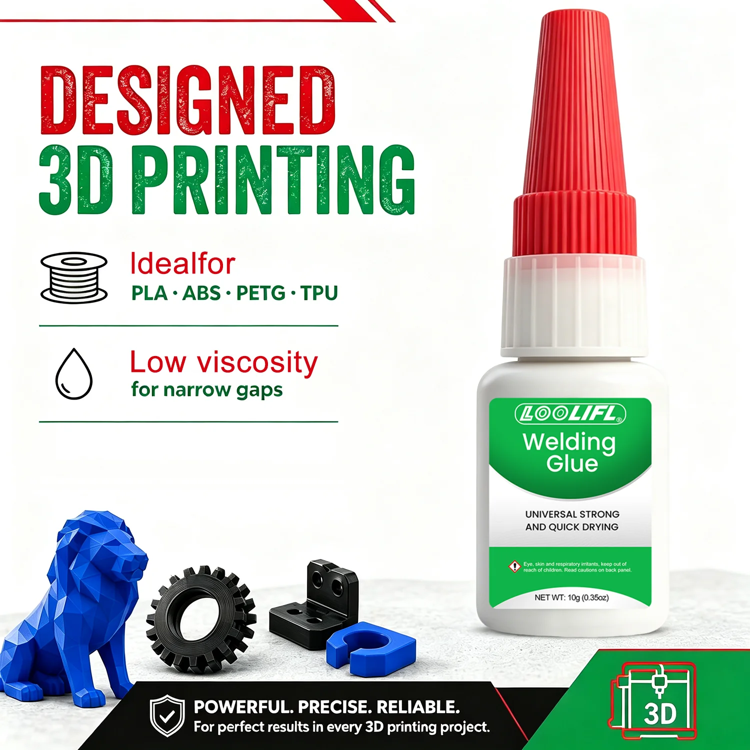 Welding High Strength Oily Glue - Universal Mighty Instant Glue for Resin Ceramic Metal Glass Instant Bonding, Strong Adhesion