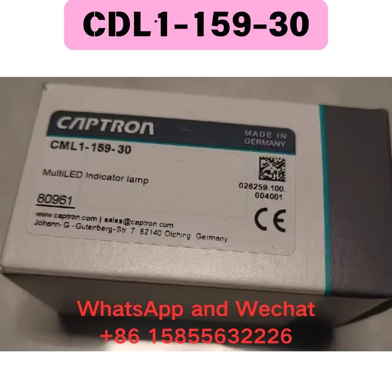 Brand new original imported CDL1-159-30/GR CDL1-159-30/RWB indicator light Fast delivery