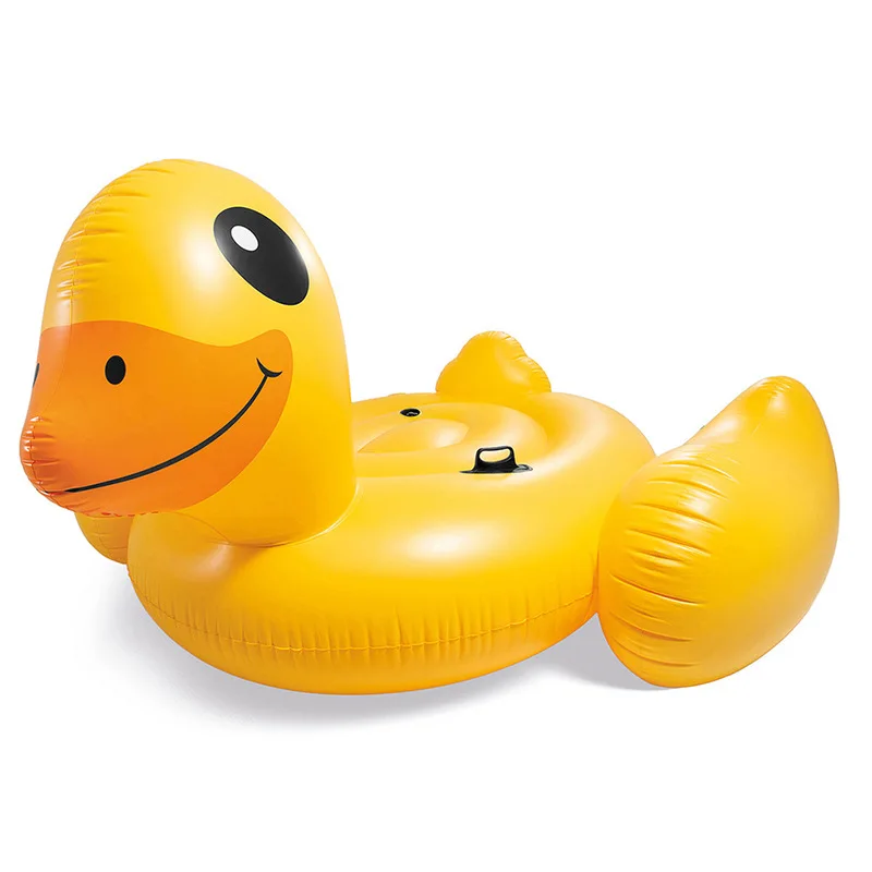 Water floating raft duck shape inflatable water toys floating