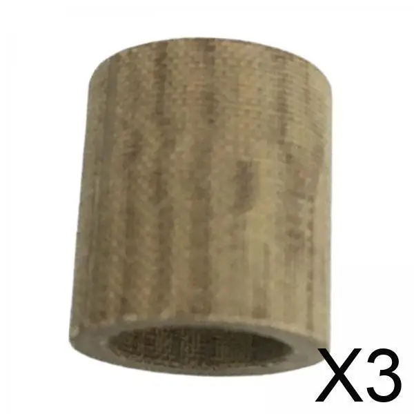 

3xBilliard Cue Ferrule Compact Lightweight Easy to Use Portable Durable Repair Brown