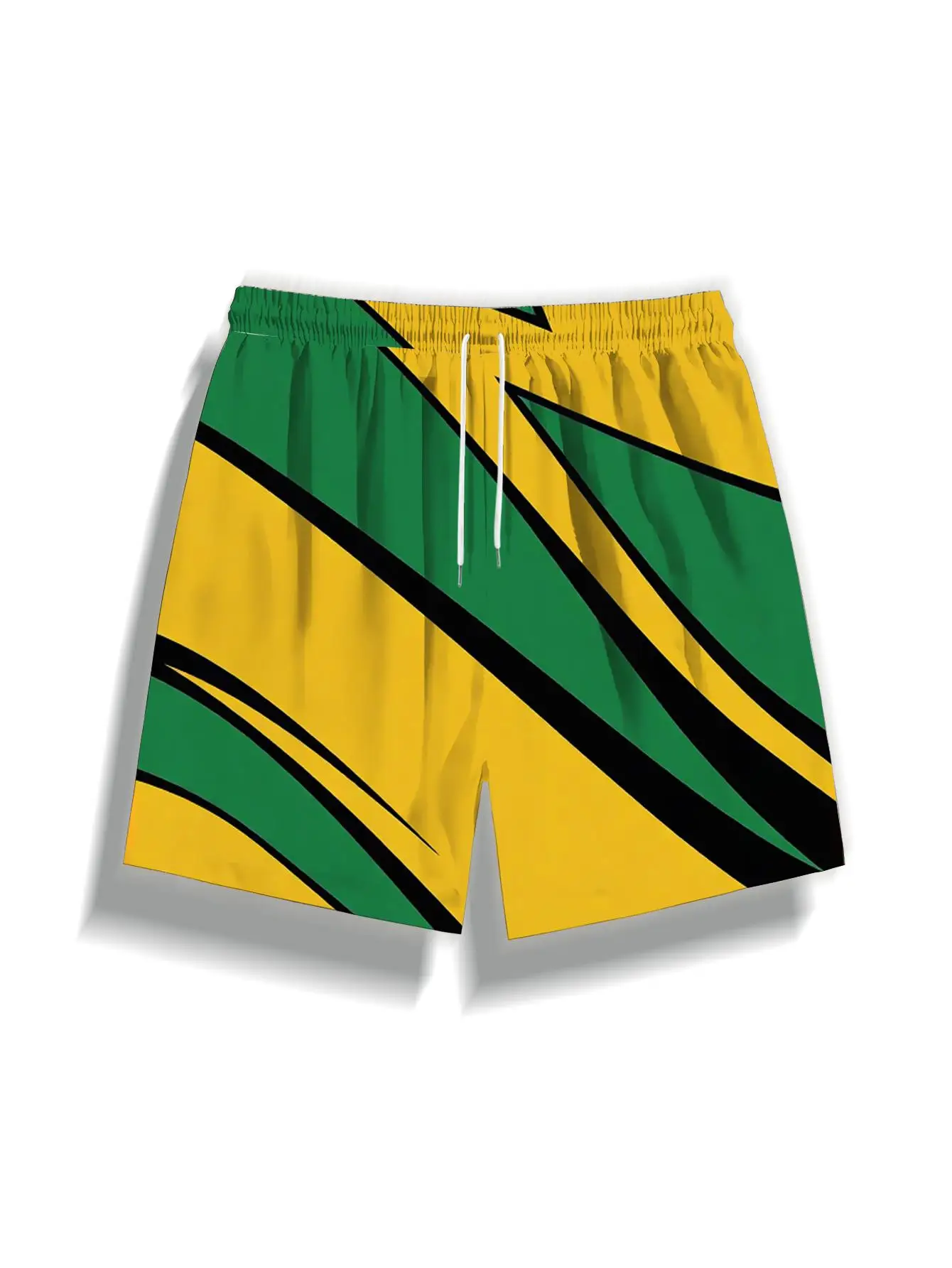 1pcs Men's Short swim trunks2026 Summer 3D Printed Short sleeve Quick drying Pants Men's clothes running Breathable Polyester