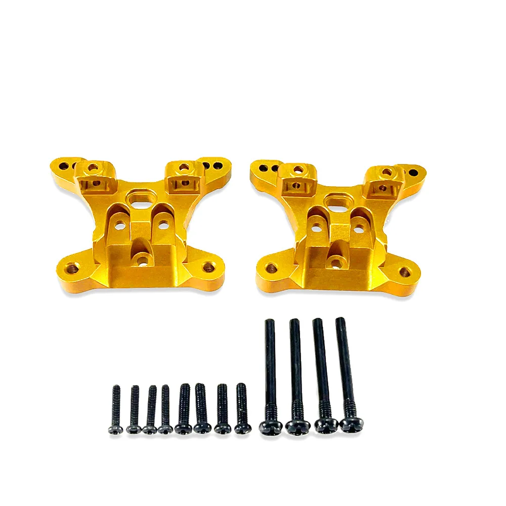 For SCY1/16 16101 16102 16103 16106 16201 PRO High speed RC car upgraded metal fittings front and rear shock brackets