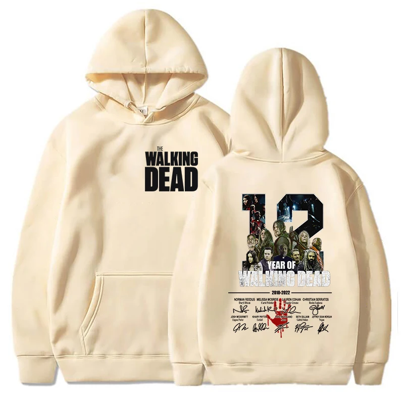 New Autumn And Winter Women Men Fashion Long Sleeve The Walking Dead Printed Hoodies Casual Loose Sweatshirt