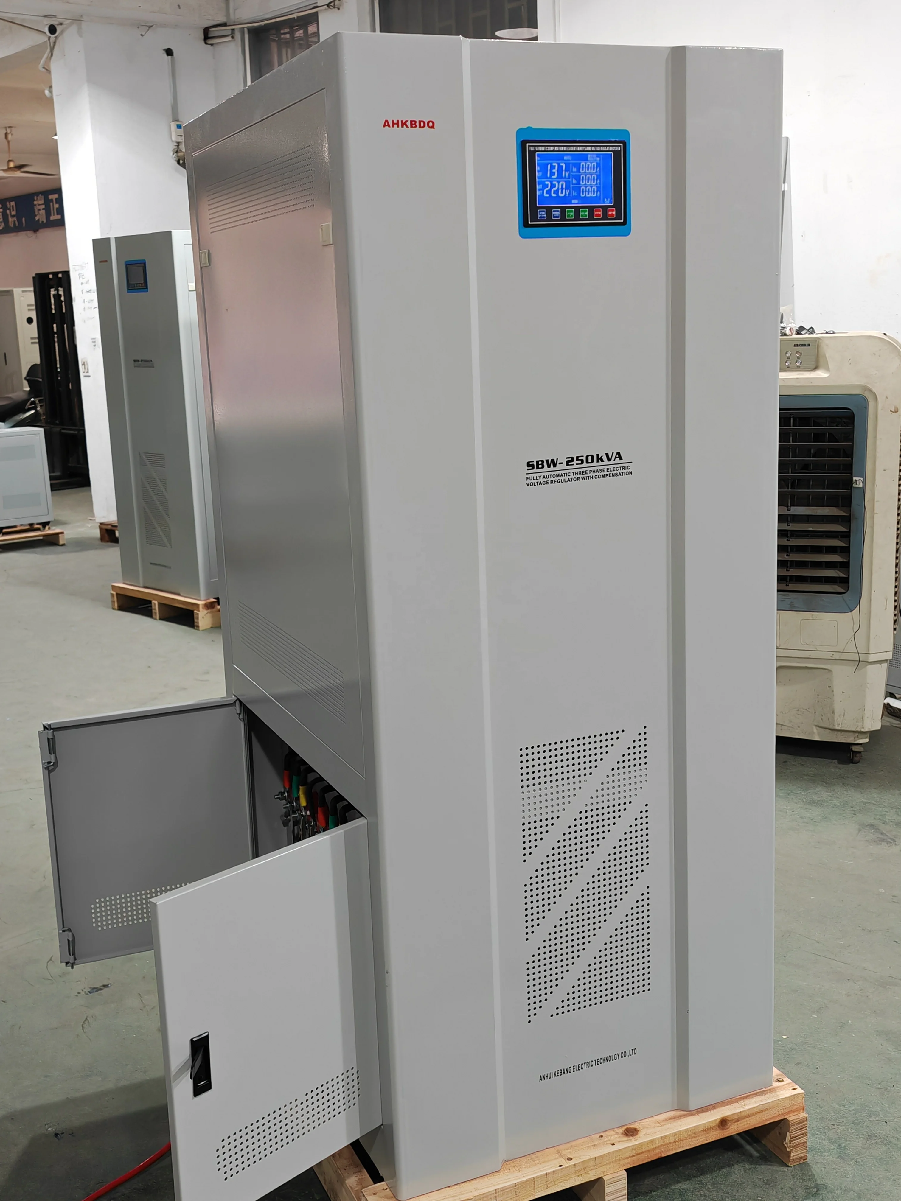 forSbw Series 200 Kva 150kw 150kva 100k 100kv Stabilizer 380v Three Phase Automatic Voltage Regulator Avr 125 Kva