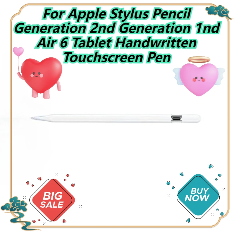 

For Apple Stylus Pencil Generation 2nd Generation 1nd Air 6 Tablet Handwritten Touchscreen Pen