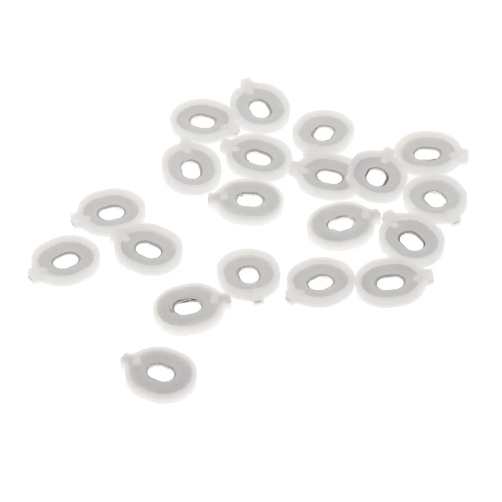 20x Tenor Horn Valve Guides Accessory Plastics Replacement Parts Repair Set Alto Horn Parts