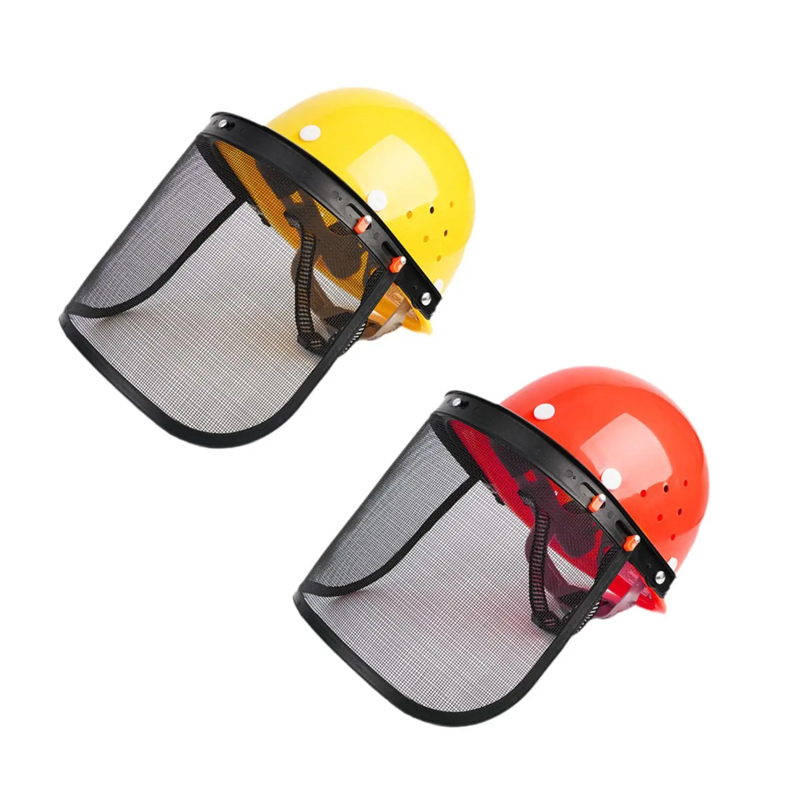 Forestry Arborist Helmet with Face Visor for Weeds Whacking Garden Work Protective Hard Hat with Shield