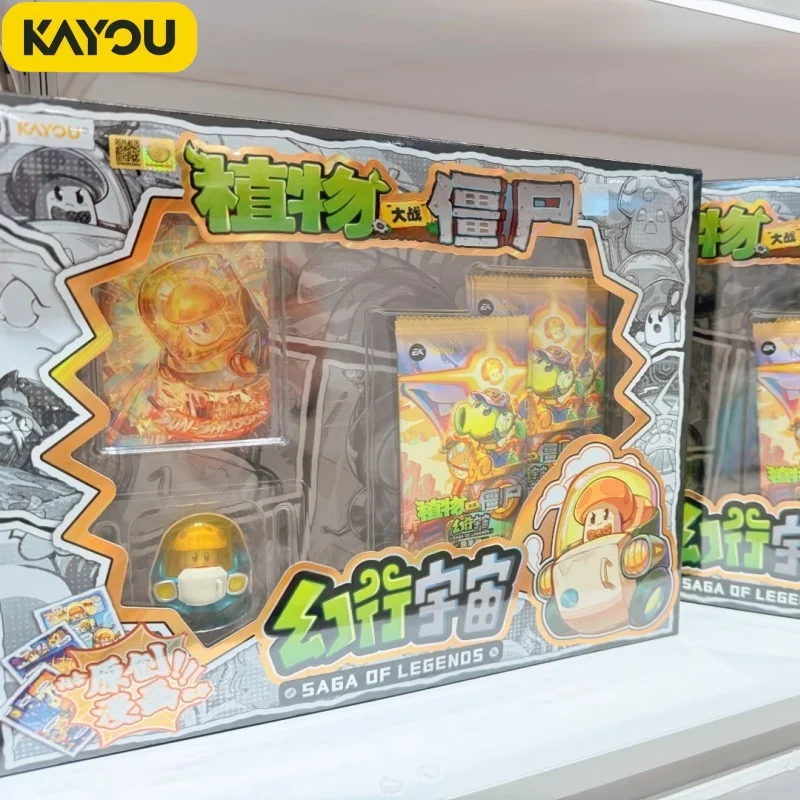 

Официальные лицензионные коллекционные карточки KAYOU Plants Vs Zombies: Сага легенд, 1-й приключенческий набор, редкие карты SE для детей