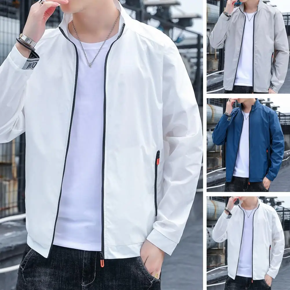 Free Ship Jackets Men Windbreaker Coats Male Sunscreen Clothing Summer Camping Jacket Ultrathin Cycling Motorcycling Fishing Top