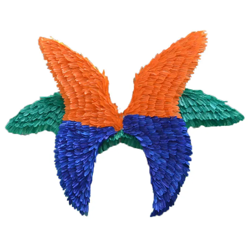 Comic Con cosplay catwalk wedding decoration feathers wings props