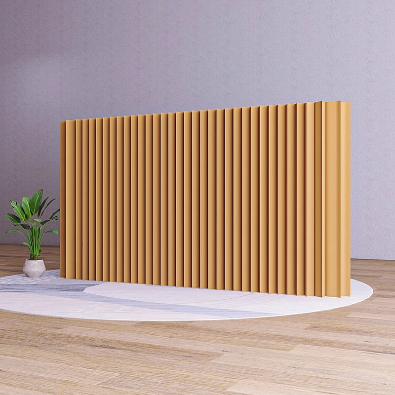 NONE Moderne einfache Papiertrennwand, Wohnzimmer, Büro, Schönheitssalon, Orgel, zusammenklappbar, mobil, Live-Stream-Hintergrundwand 7
