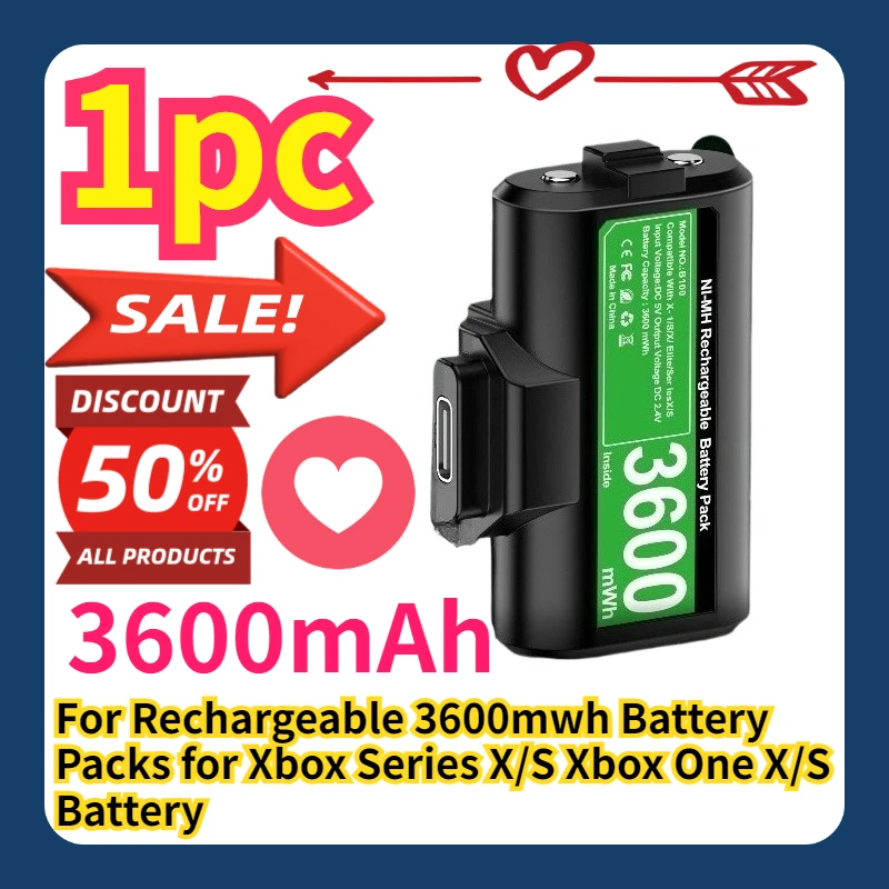 

Аккумуляторные батареи 3600 мАч для Xbox Series X/S и Xbox One X/S