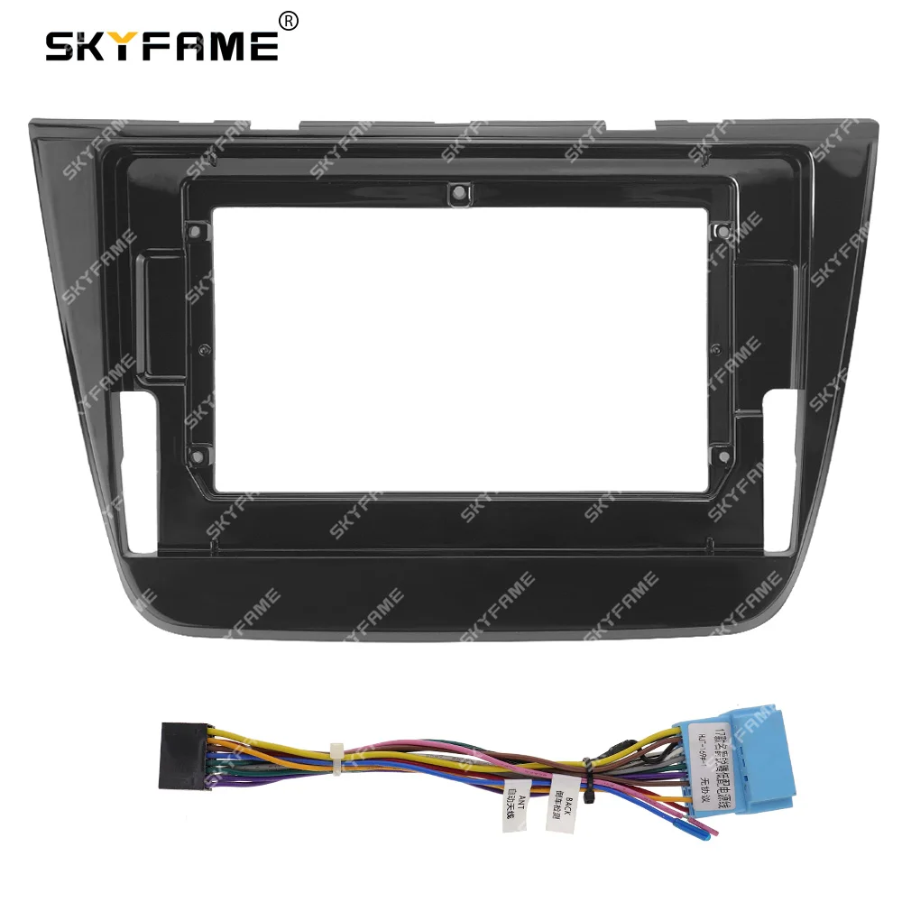SKYFAME Adattatore per fascia per telaio auto Decodificatore Canbus Box Kit pannello di montaggio per cruscotto radio Android per MG ZS