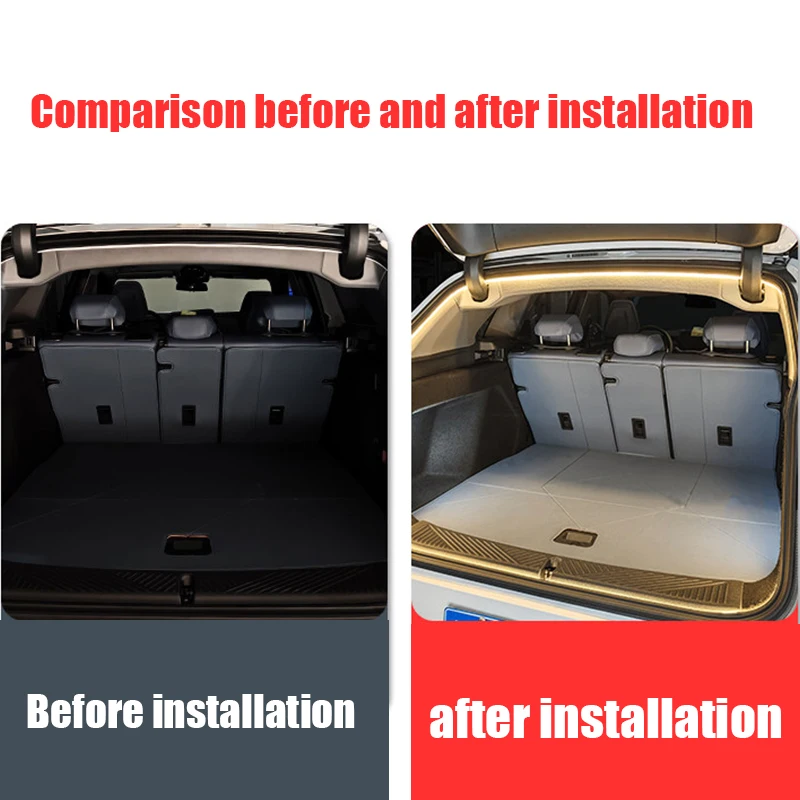 for BMW X3 G45 G48 2025 2026 Car trunk atmosphere light strip plug-in installation interior modification parts