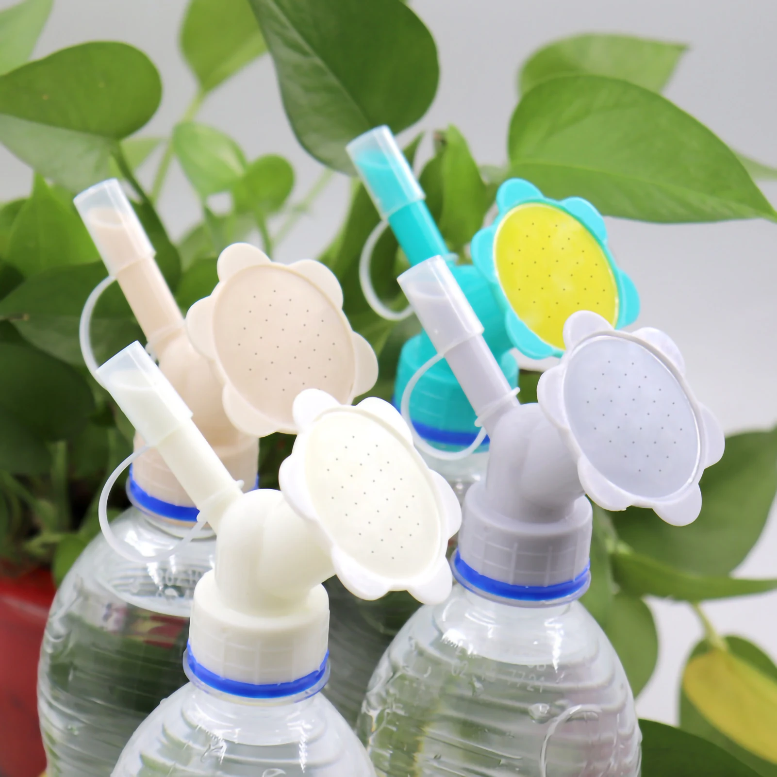 Dual Head Sprinkler Flower Sprinkler Portable Sprinkler Nozzle Sunflower Dual Purpose Nozzle Flower Waterer Gardening Equipment