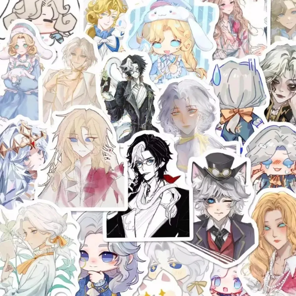 ﻿ ﻿ 50Pcs Anime Game Identity V Graffiti Stickers Cartoon Character Decorate Desktop Skateboards Bicycles Phone Cases Suitcases