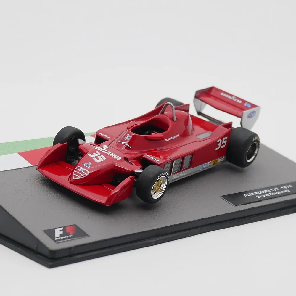 

Ixo 1:43 Alfa Romeo 177 1979 Bruno Giacomelli Racing Diecast Car Model Metal Toy Vehicle