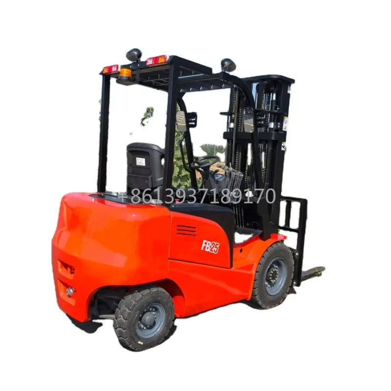 2000kg 2ton 2.5ton 2500kg 3000kg 4-wheel Electric Forklift 1.5ton 3m 4m 4.5m 5.0m Lifting Height Forklift