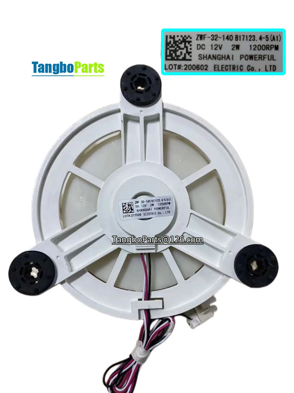 Refrigerator Accessories  ZWF-33-140  2W DC12V 1900RPM Fridge Refrigeration Cooling DC Motor Fan For Samsung Refrigerator