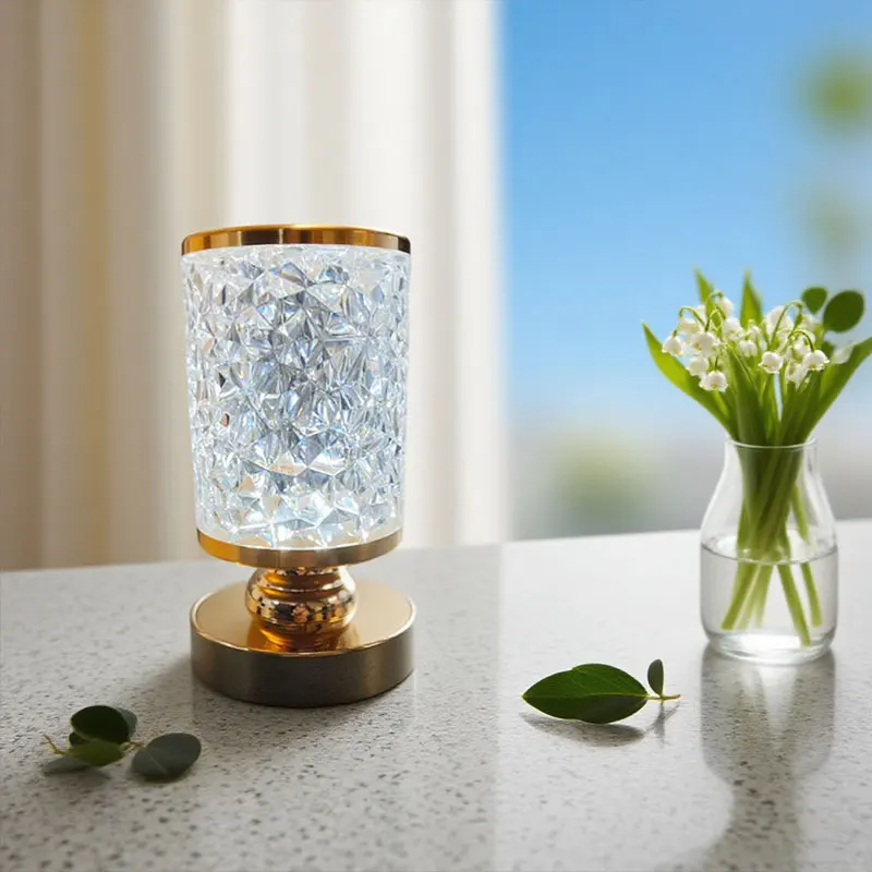 الإبداعية مصباح طاولة صغير السرير غرفة نوم ليلة ضوء اللمس شحن المحيطة ضوء ديكور الجدول مصباح غرفة ديكور مصابيح طاولة #3