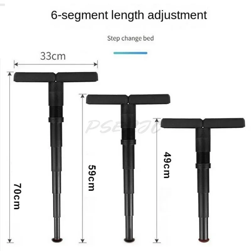 New Upgraded Portable Queue Stool, Mini Telescopic Travel Chair with 6-Segment Adjustable Length for Subway Waiting