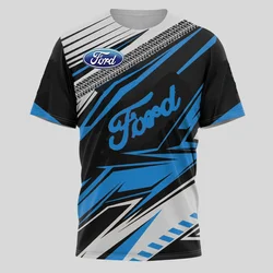 T-shirt stampata in 3D Ford Mustang estiva da uomo e da donna più venduta t-shirt girocollo a maniche corte oversize con scollo a o