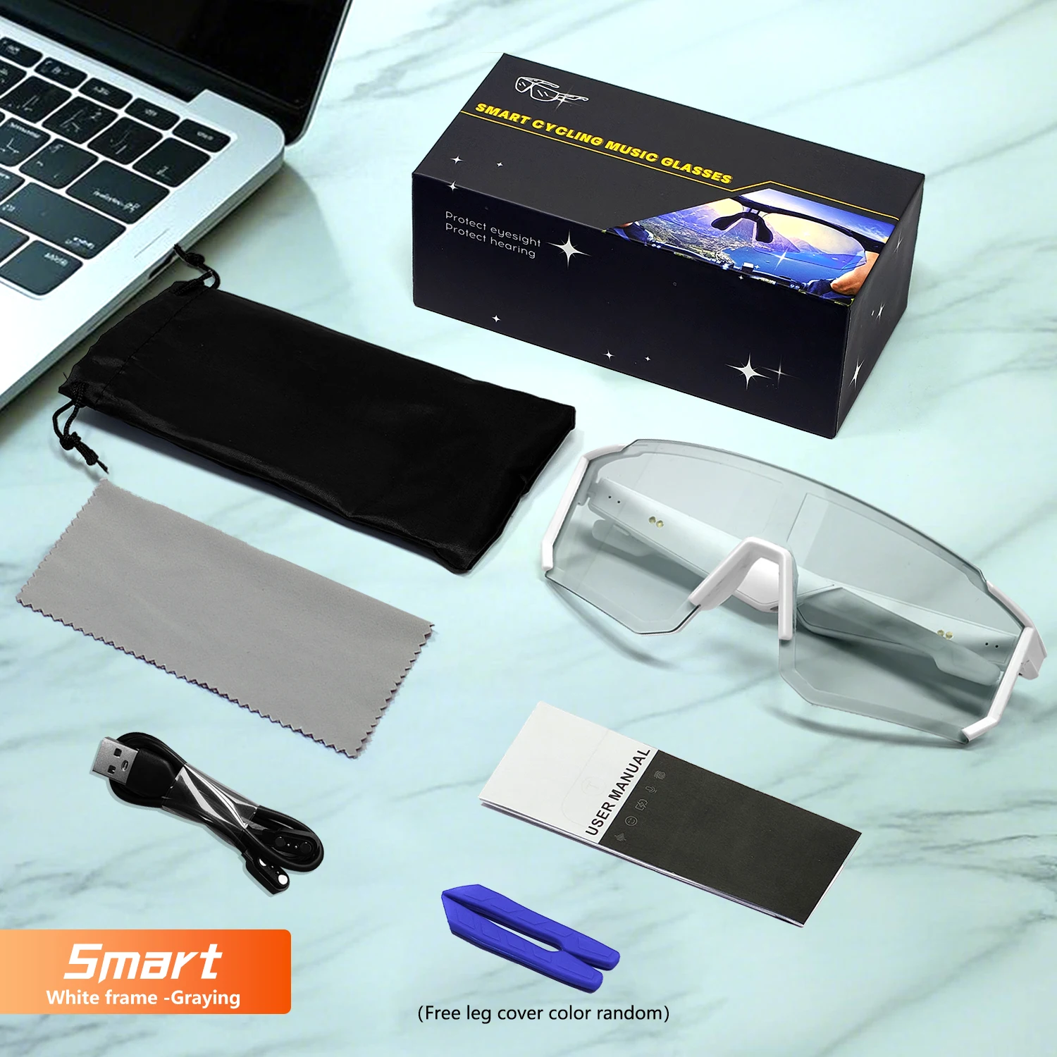 LIGE スマート Bluetooth メガネテクノロジーオーディオ通話リモートヘッドセットサイクリングサングラススポーツドライビング音楽ゴーグル男性女性用