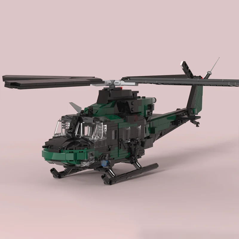 768PCS MOC Creative Model Ch 146 Canadian Multirole Helicopter DIY Assembly Building Blocks Display Birthday Gift Collectible