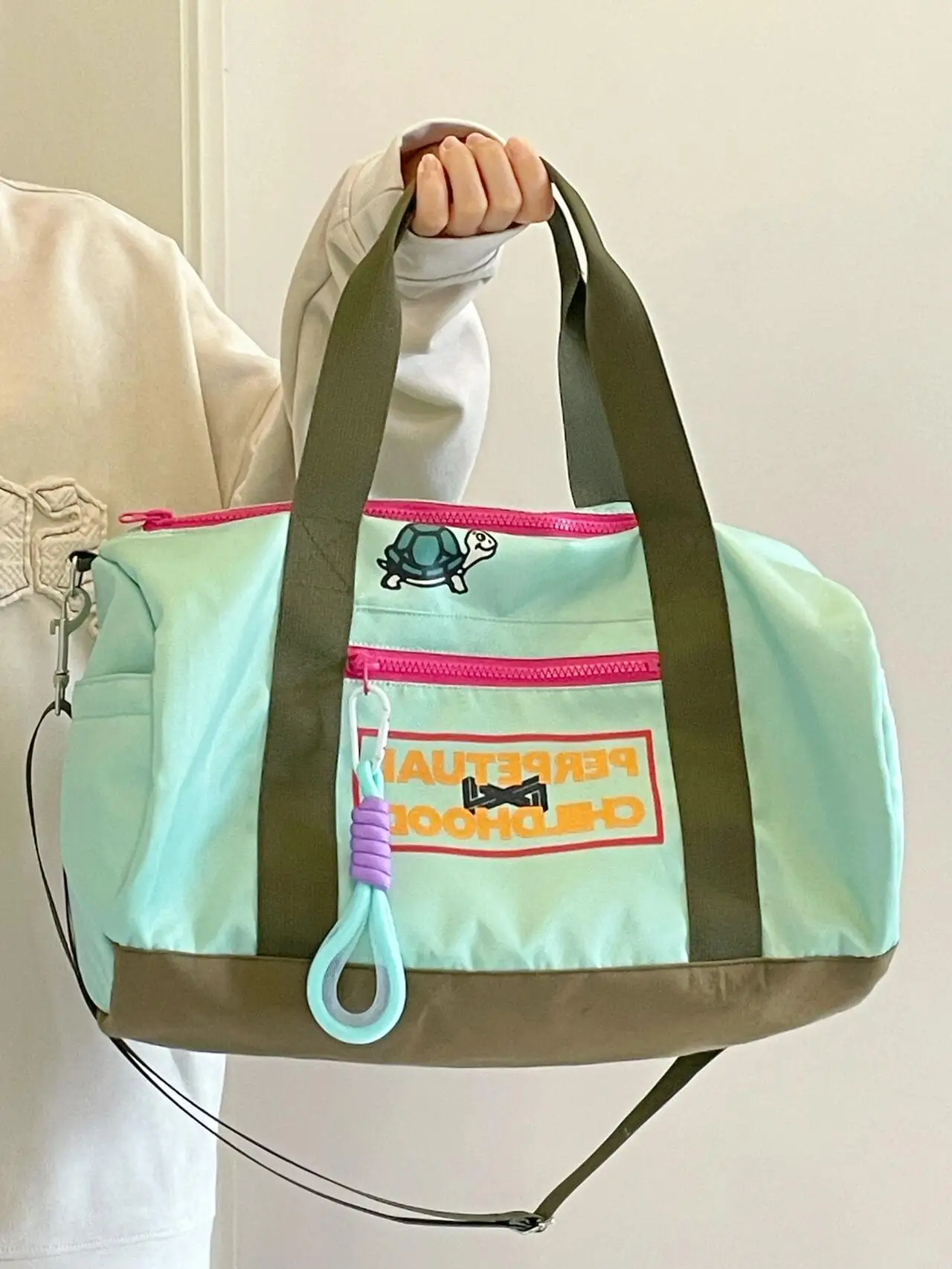 

Большая спортивная сумка Capaci, женская дорожная ручная прочная сумка-сумка Lage, чехол для ручной клади, моющийся АБС-пластик + ПК