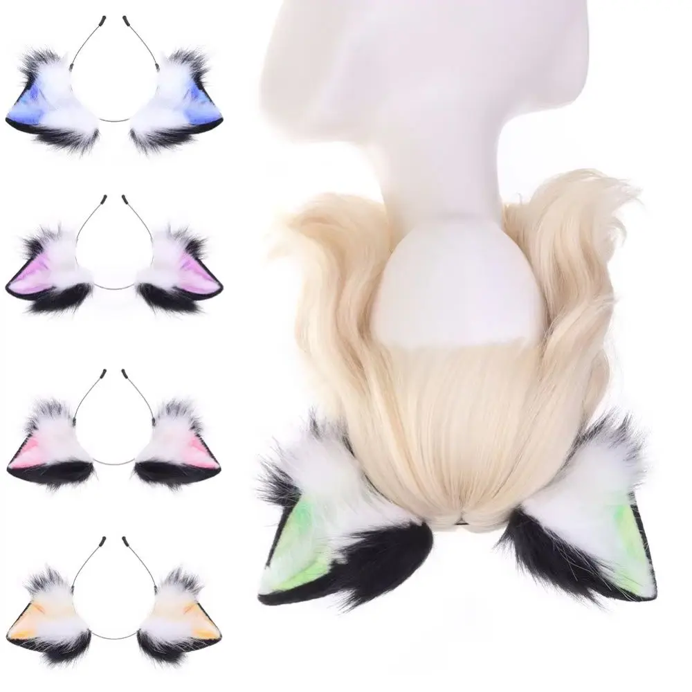 Cat's Ears (Steamed Cat-ear Shaped Bread) Headdress Female Cartoon 3D Role Play Props Stage Performance Lovely Elegant Hair Band